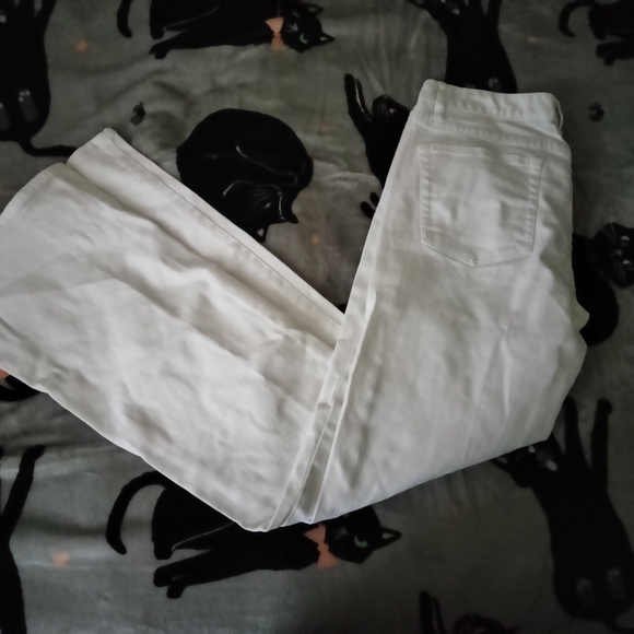 J. Crew Women's Boot Cut Jeans in White - Picture 2 of 2